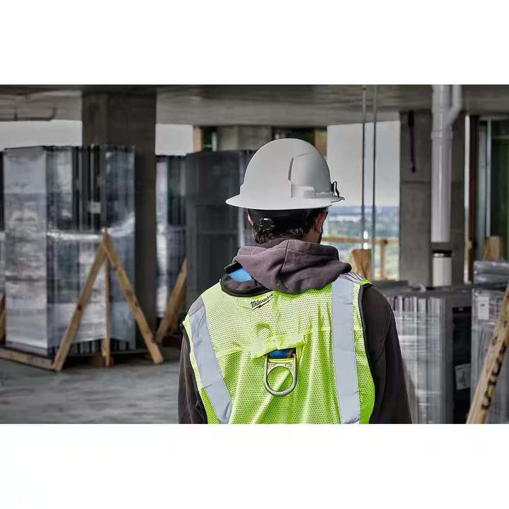 Performance Small/Medium Yellow Class 2 High Visibility Safety Vest with 15 Pock