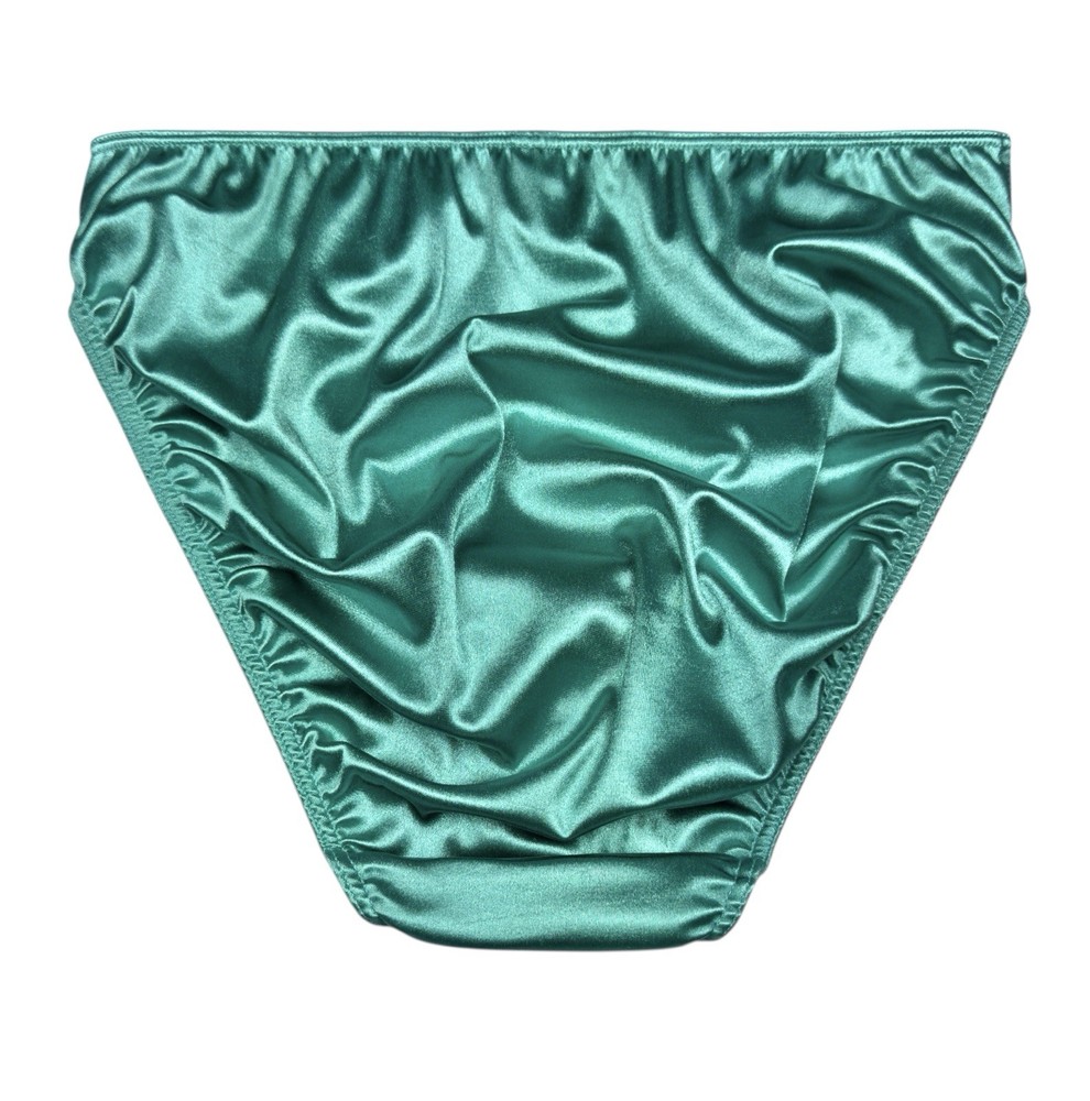 Second Skin Satin Hipster Teal L