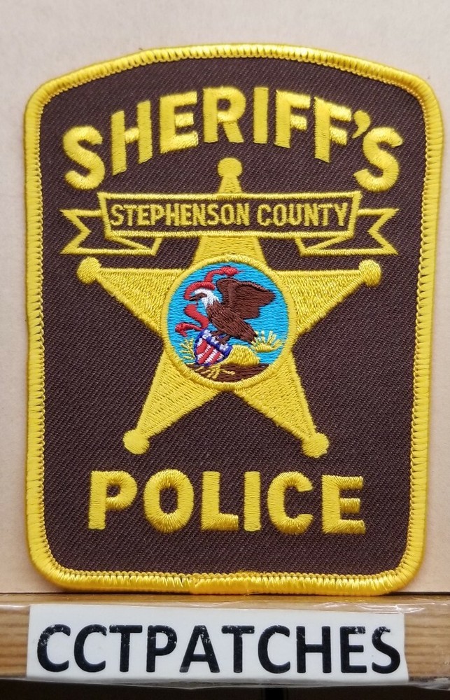 STEPHENSON COUNTY, ILLINOIS SHERIFF (POLICE) SHOULDER PATCH IL