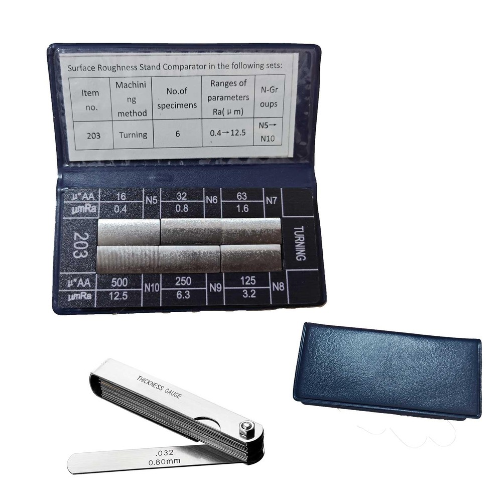 6Pcs Turning Surface Roughness 6pcs surface roughness comparators