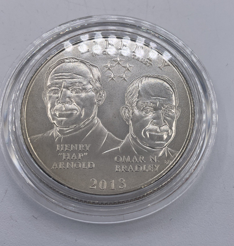 2013-D 5-Star Generals Commemorative Coin Program Uncirculated Clad Half Dollar