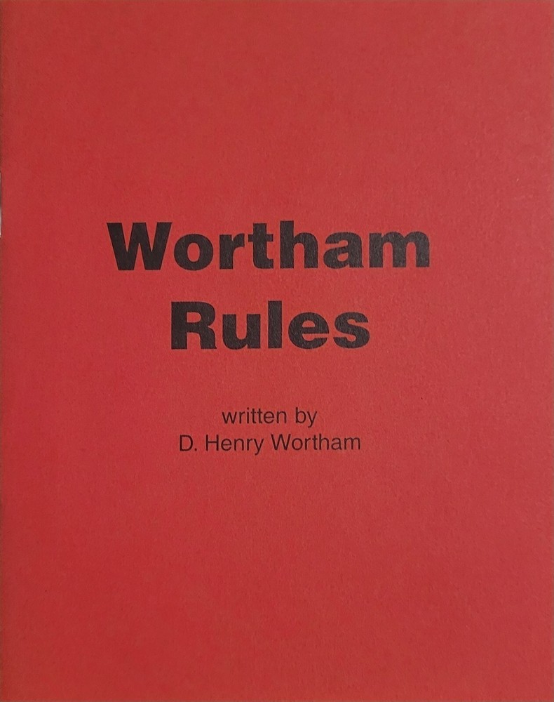 Worthams Rules Booklet