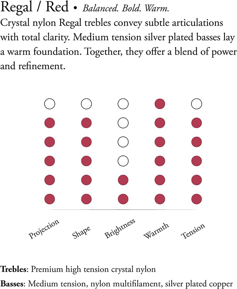 Albert Augustine 531A Regal Red Label Classical Guitar Strings