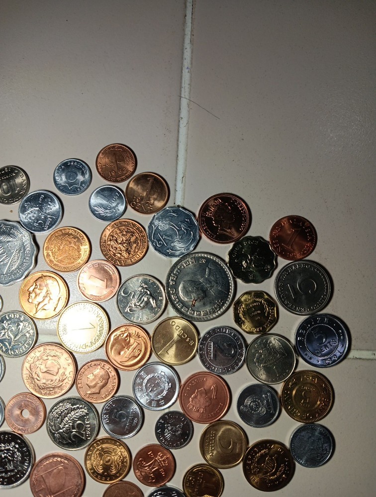 50 Different Coins from 50 Different Countries - Most Uncirculated