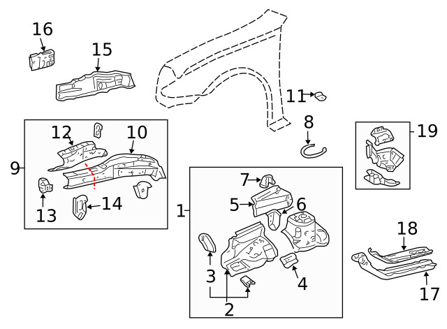 Genuine GM Inner Rail 88970808