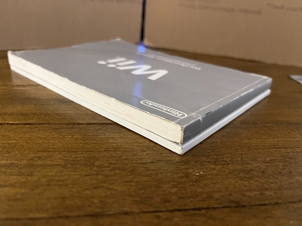 Nintendo Wii Original Manual & Operations System Setup Book w/ Controller Insert