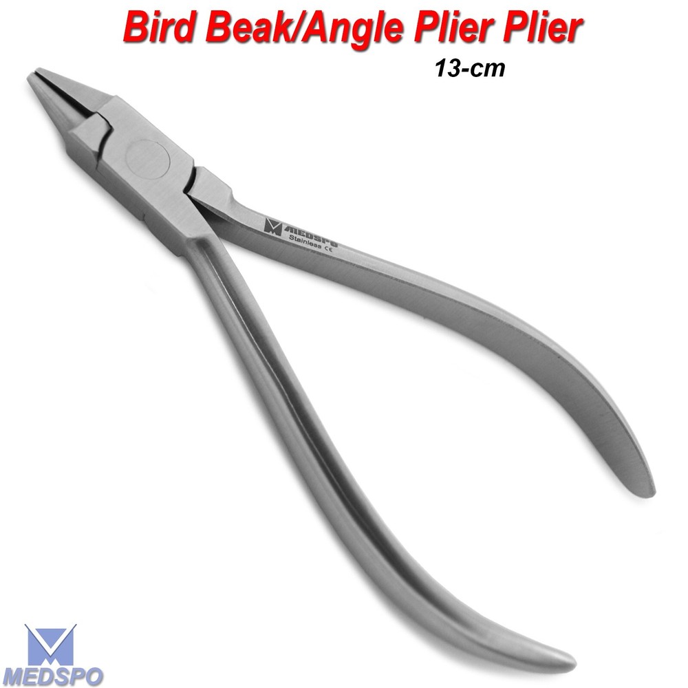 Orthodontic Wire Bending Loop Forming Bird Beak Angle Pliers Dental Instruments