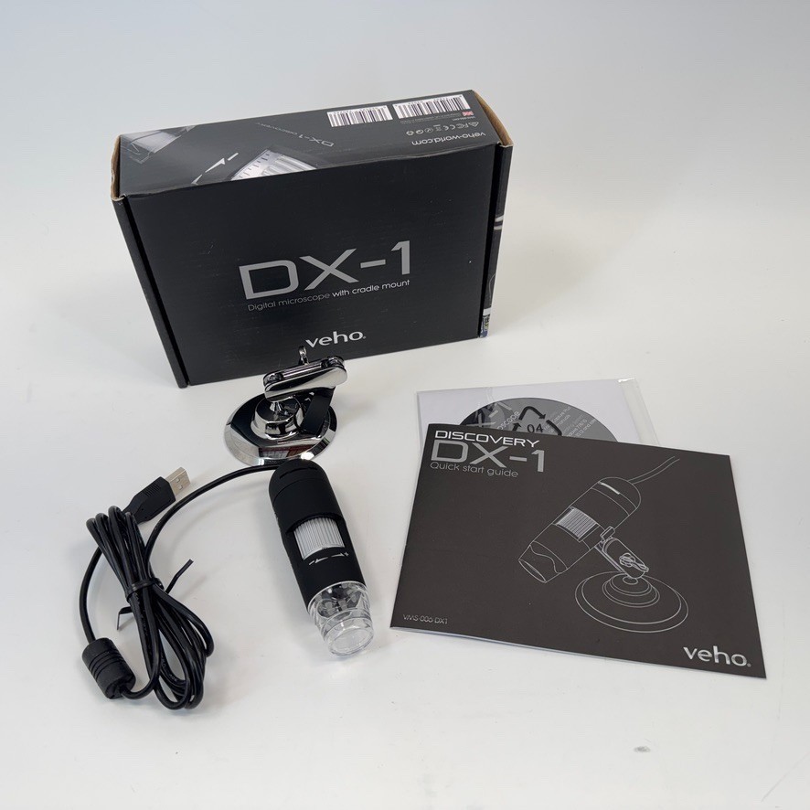 DX-1 Digital microscope with cradle mount Veho