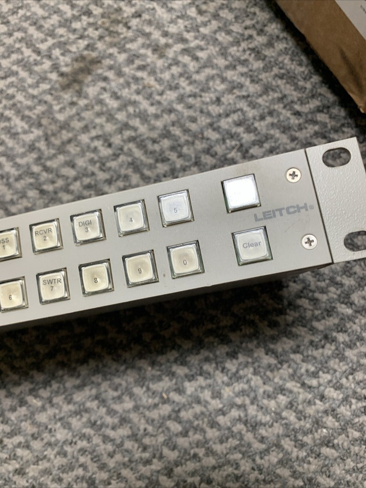 Leitch Harris RCP-P1RUFA Routing Control Panel SEE PICS