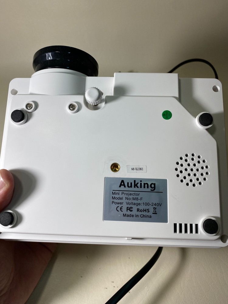Auking Mini Portable Projector With Remote Works Great!