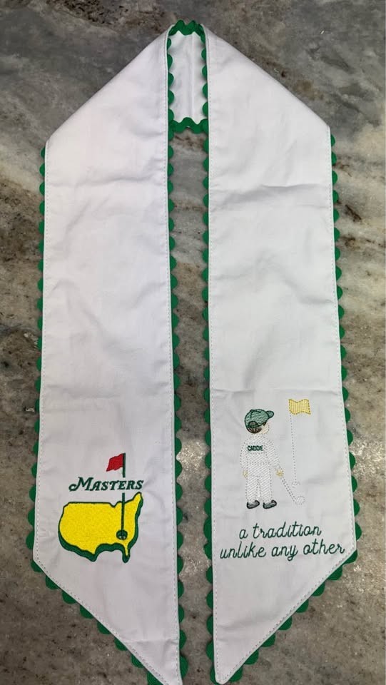 Masters Wreath Sash