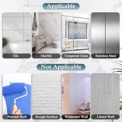 Pack Transparent Shower Caddy Adhesive for Replacement, No Drilling , Soap 2