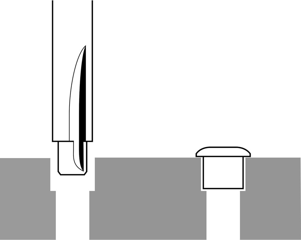 StewMac Peghead Bushing Reamer, 290" (7.37mm) Diameter