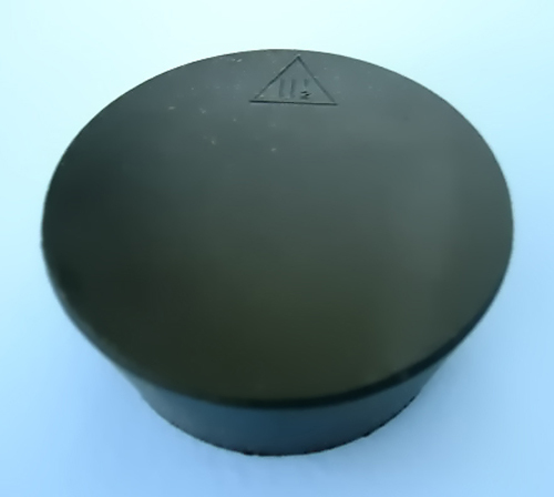 SIZE 11.5 BLACK RUBBER STOPPERS  (COUNT 1)