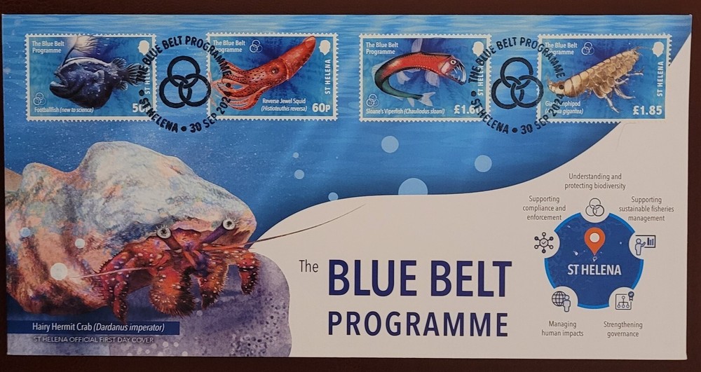 St.Helena 2024 /  The Blue Belt Program for Marine Conservation / FDC