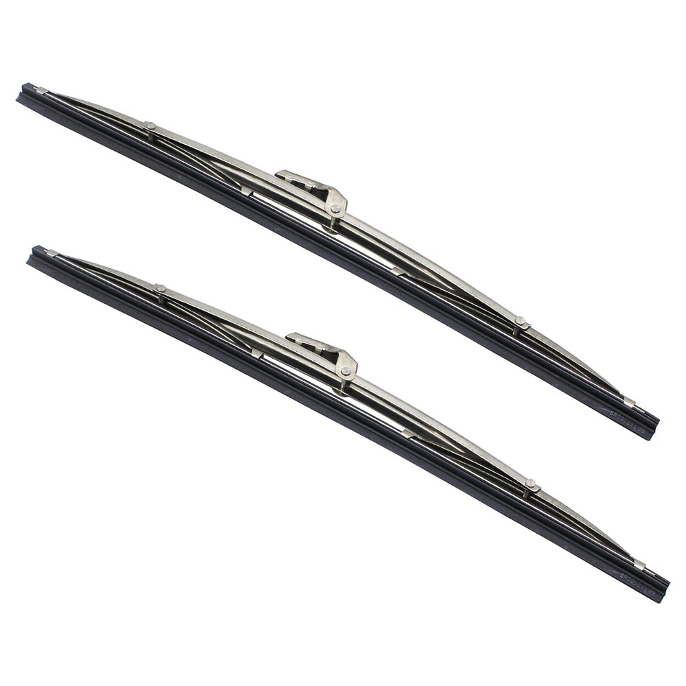 Windshield Wipers  Front 12" Stainless Steel Windshield Wiper Blades Replacem...