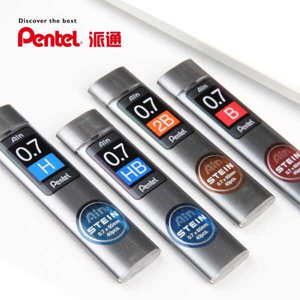 PENTEL Ain Stein Lead 0.7 mm C277 HB/B/2B 40pcs (Select)