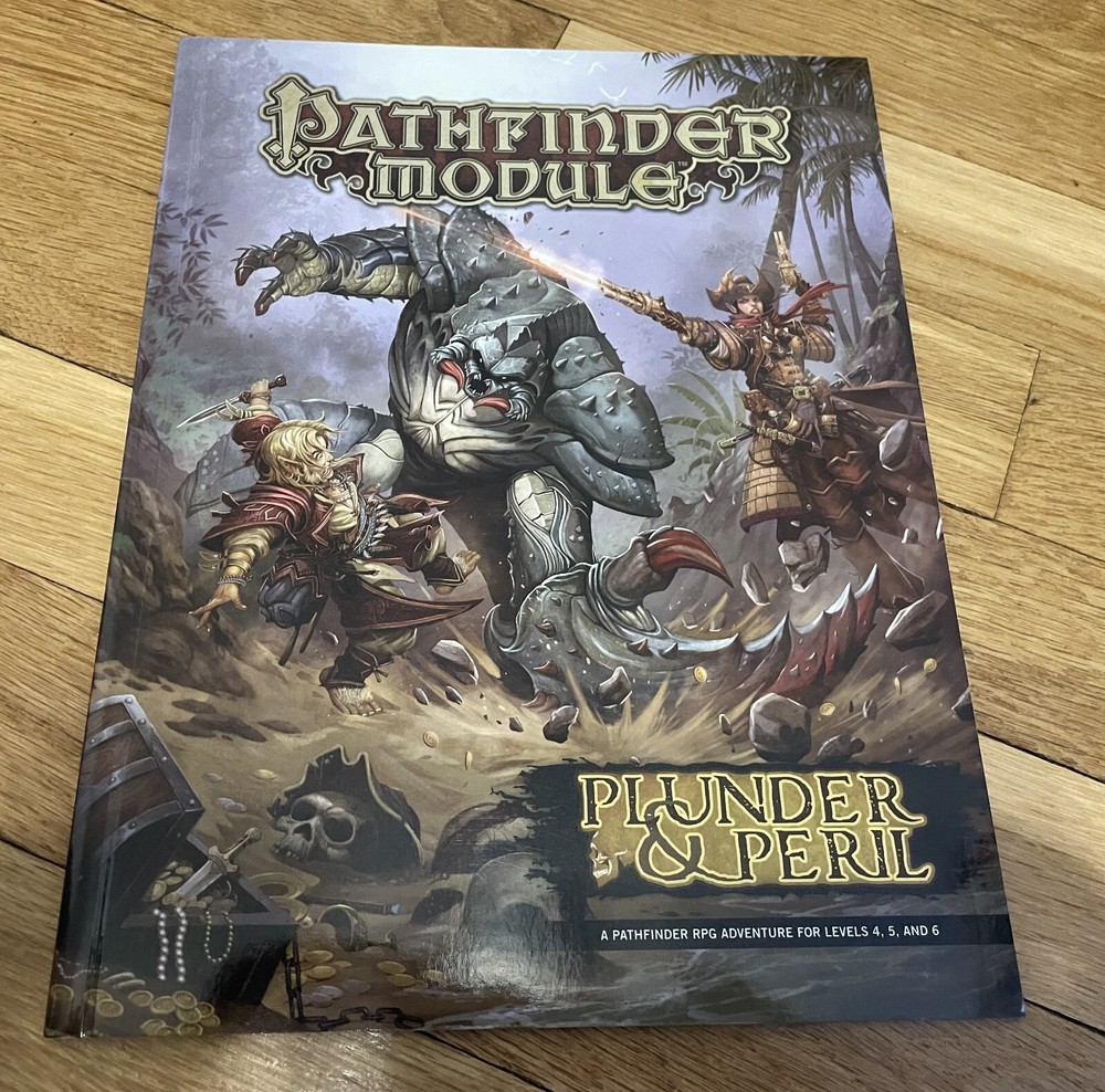 Pathfinder RPG: Plunder & Peril w/map D&D d20