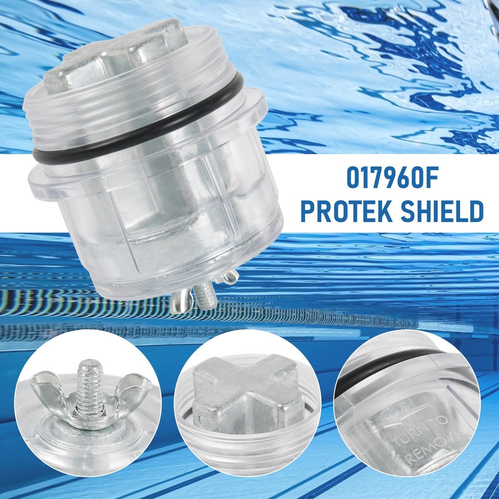Protek Shield Assembly 017960F For Digital Gas Pool&Spa Heaters for Chlorinated
