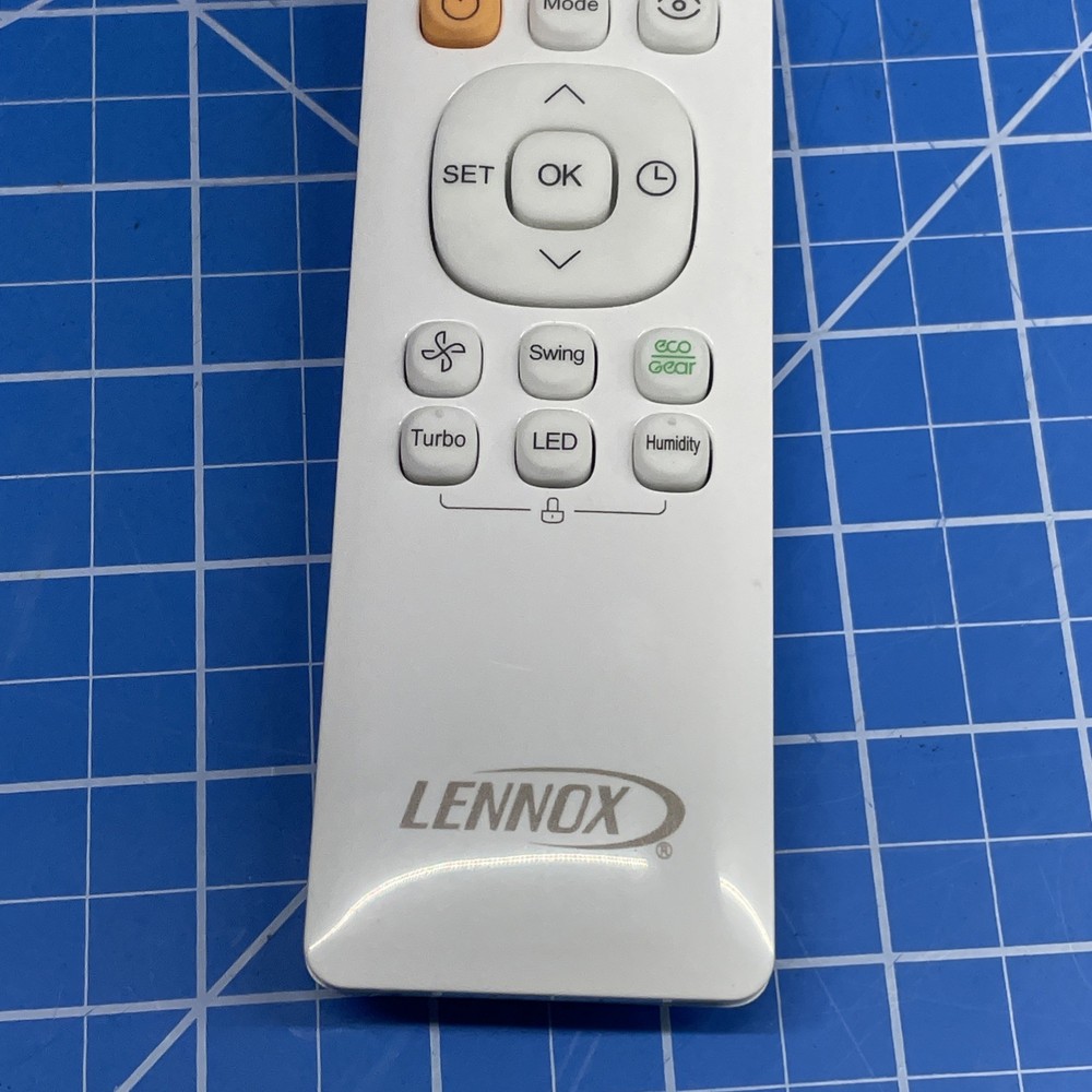 Lennox AC HEAT PUMP Mini Split Remote Control RG10L1 D2HS