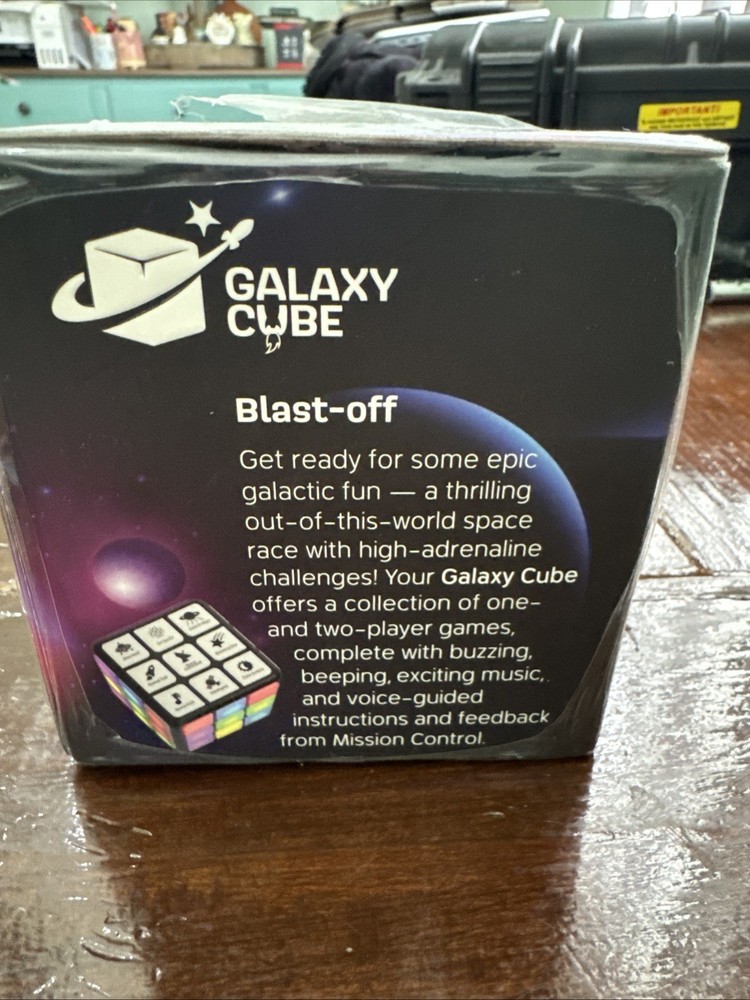 Rechargeable Game Galaxy Cube 9 Fun Brain & Memory Games Cool Open Box