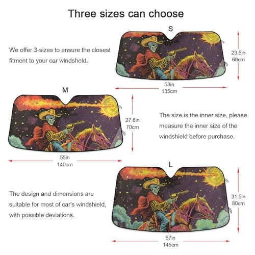 Car Sun Shade Windshield Reflective for Ultimate Dashboard Protection Foldable