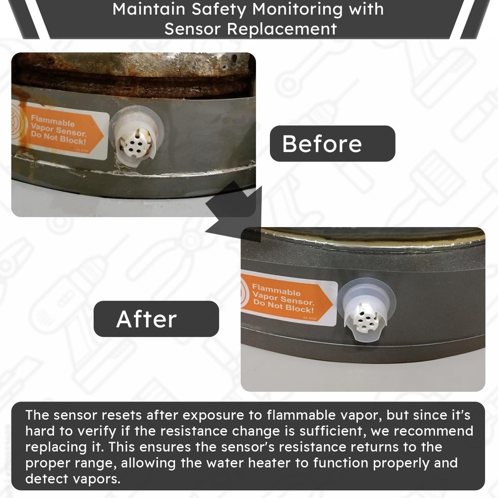 SP20172 Flammable Vapor FV Sensor Kit | AP13447-3 - 25VS | Water Heater Flammabl