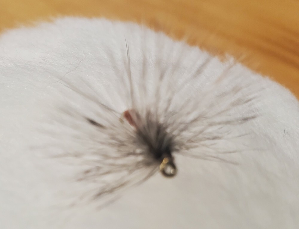 Rusty Spinner, Hackle Wing Rusty Spinner, Hi Vis Rusty Spinner, Dry Fly, 3 pack