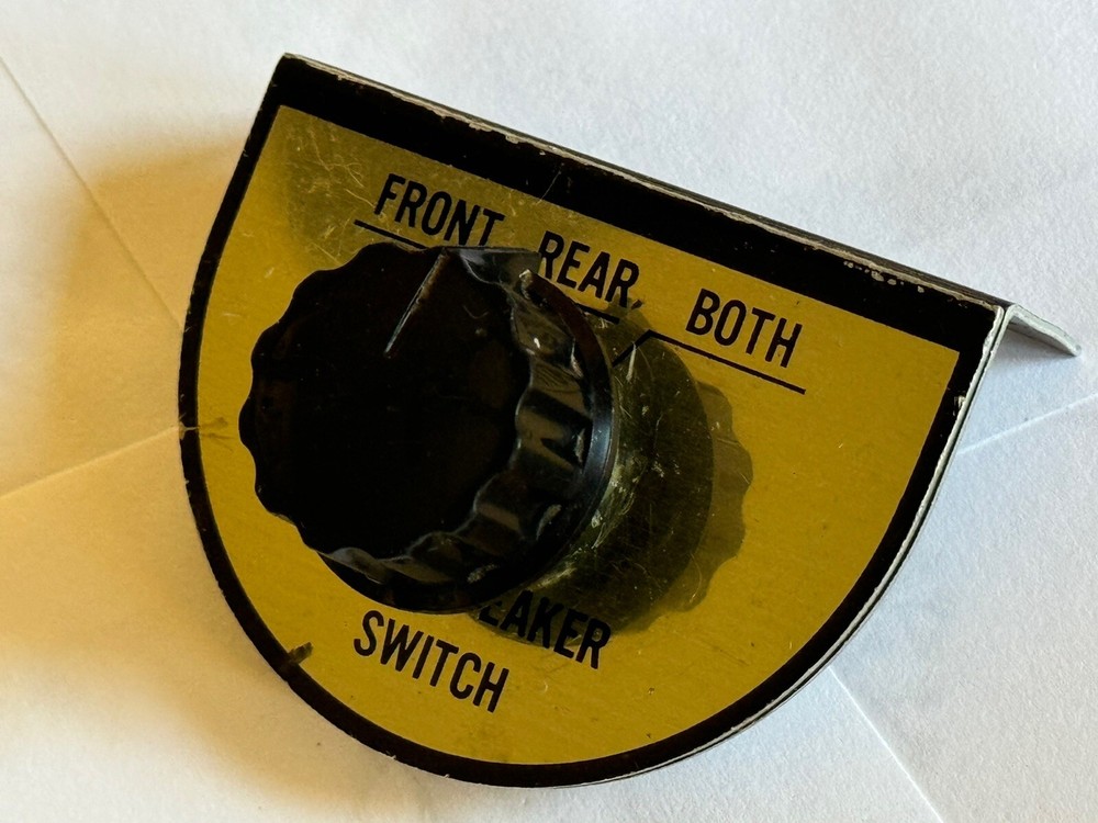 Vintage Car Speaker Switch Front/Rear/Both (3 Position)