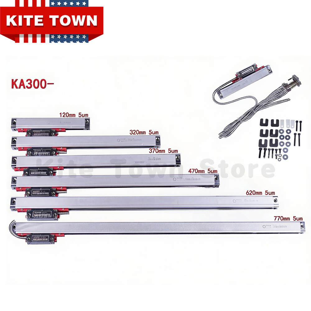 SINO Digital Readout DRO TTL Linear Glass Scale Encoder for Milling Lathe