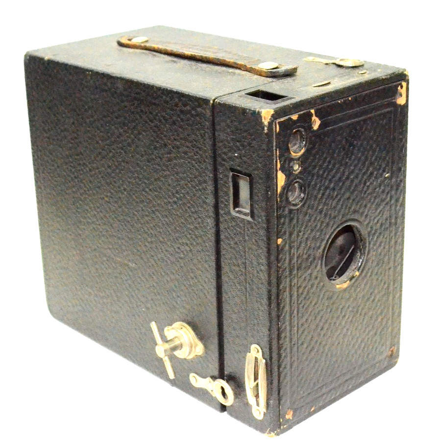 Kodak No. 2C Model A Brownie Box Camera- Shutter Works - READ DESCRIPTION