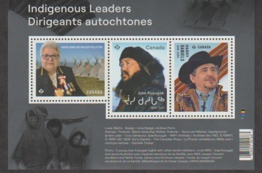 Canada FS 3339 A-C Aboriginal Leaders