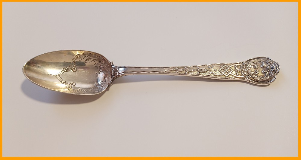 ORIGINAL ENGLISH SILVER SPOON 1000 SILVER With HALLMARKS
