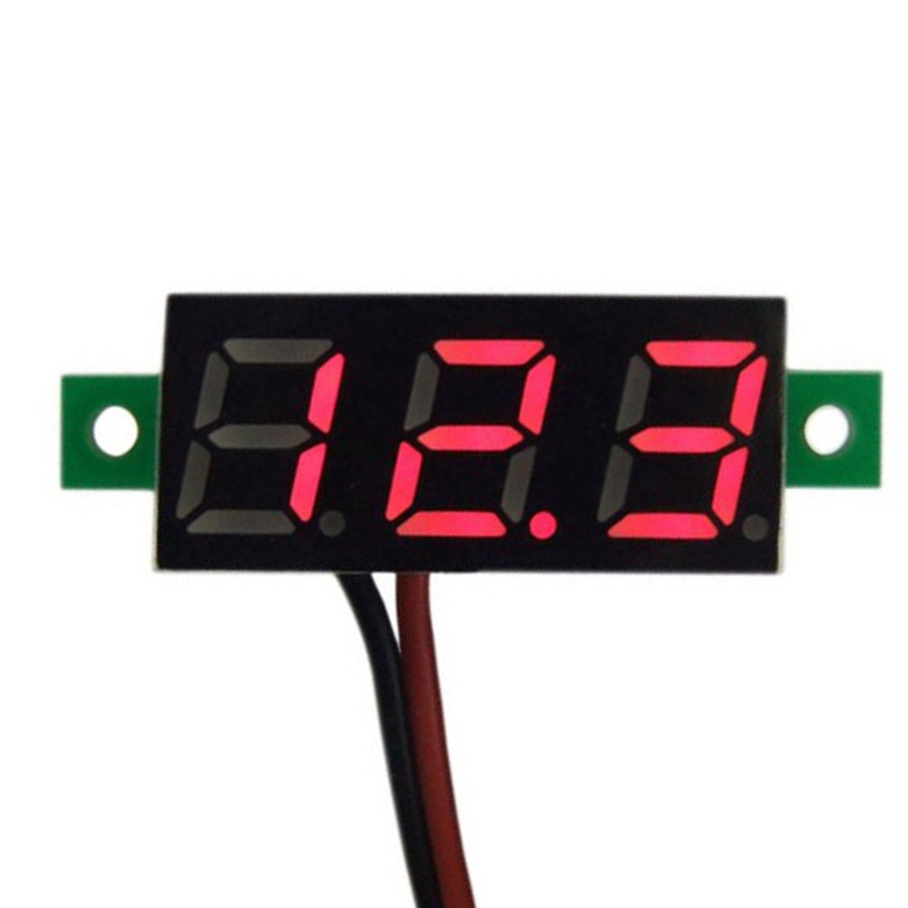 DC 2.5-30V 0.28" Red LED Digital Voltmeter Voltage Volt Meter Panel Red Bright