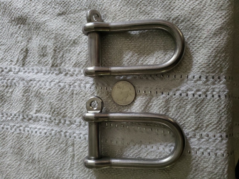 D RING SHACKLES WITH SCREW PINS