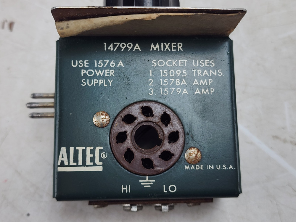 Vintage Altec 14799A Mixer Module 1578A Transistor Preamplifier #1