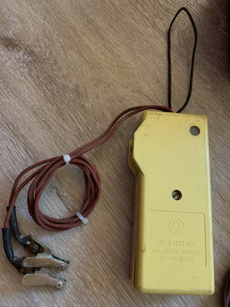VTG. BELL SYSTEM~91 A TEST SET~ TS22~139-A~ROTARY DIAL~CASE~UNTESTED~