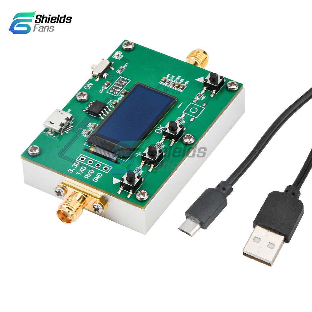 6Ghz RF Digital Attenuator 30DB Step 0.25DB OLED Pogrammable Attenuator Module