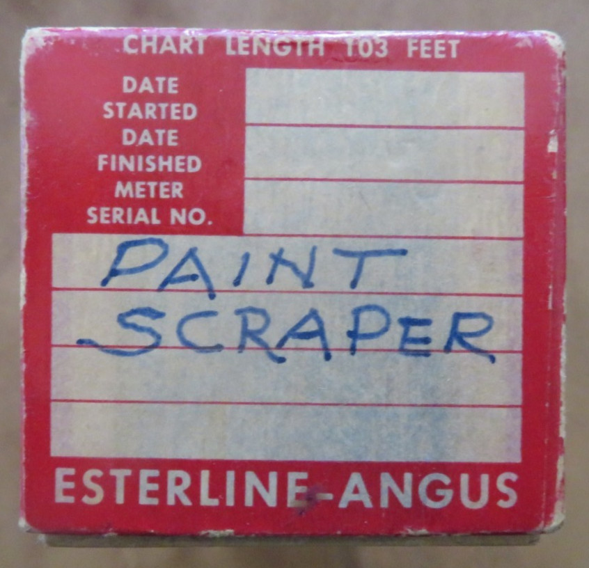 Vintage Esterline Angus Record Chart Box ONLY