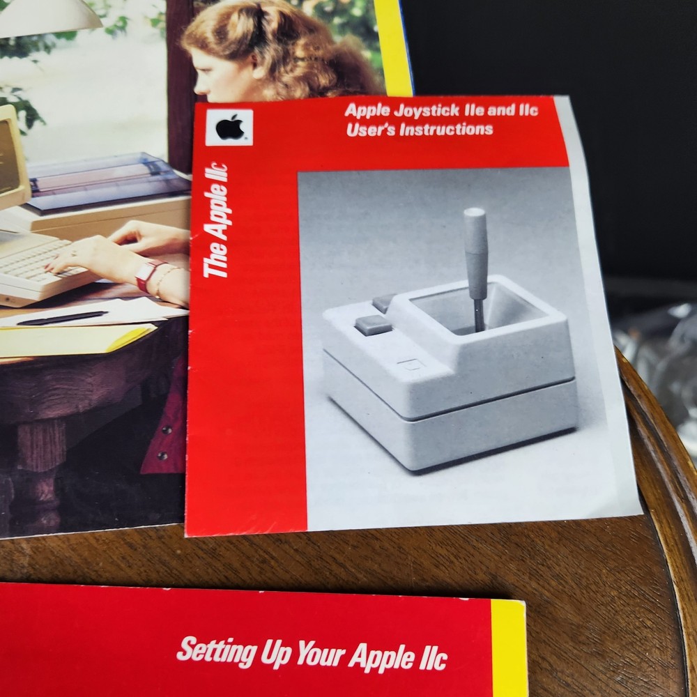 Apple IIc Computer Manual Lot Original Guides System Utilities Joystick Setup