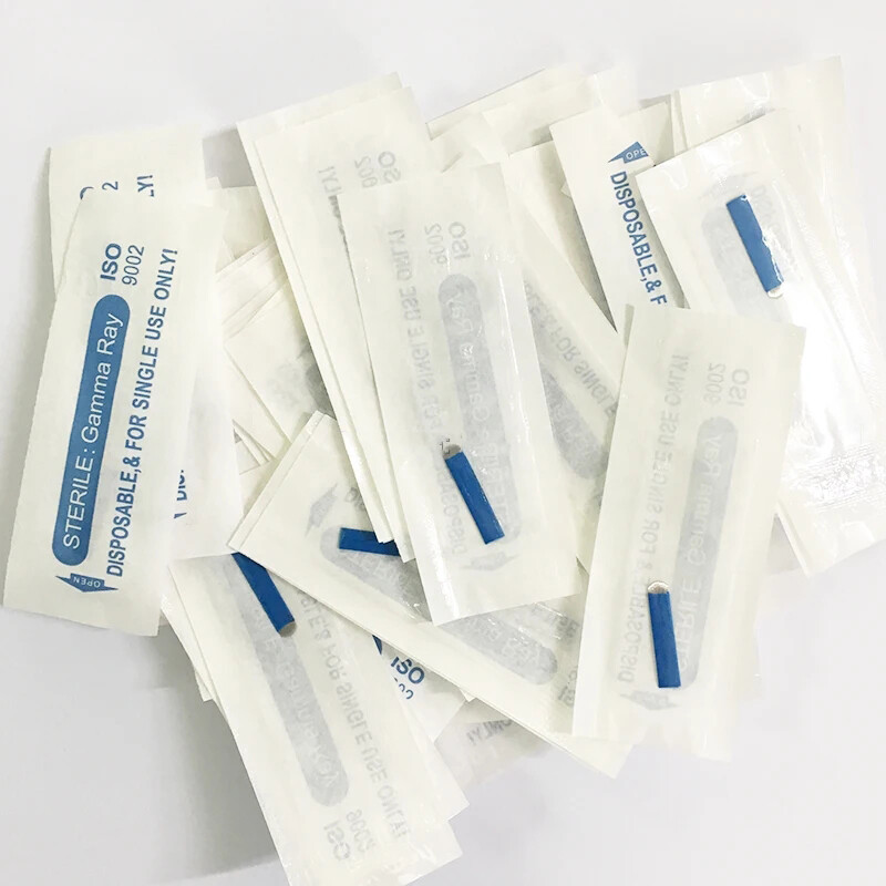Permanent Makeup Tattoo Needles Manual Eyebrow Microblading 18 U-Shape Needles