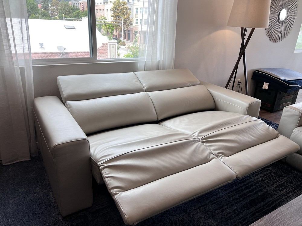 Nevio Leather Recliner Sofa Set