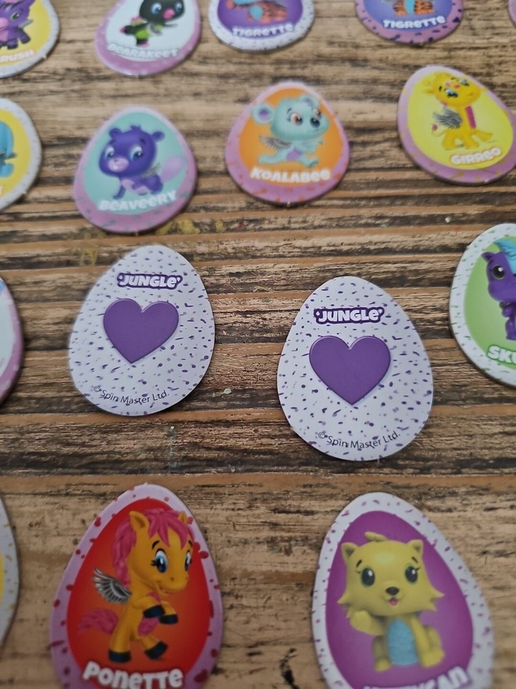 2018 Hatchimals HATCHTOPIA GAME 41 EGG Tokens Replacement