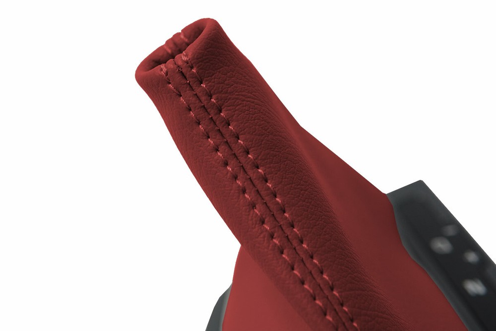 Automatic Shift Boot Cover Leather for Kia Optima 2011-2015 Red