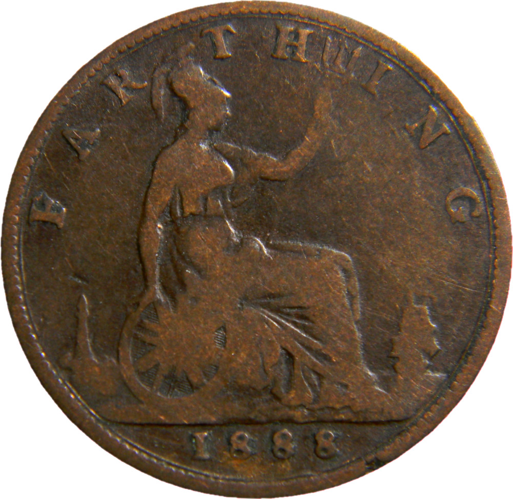 Great Britain 1888 Farthing (04948)
