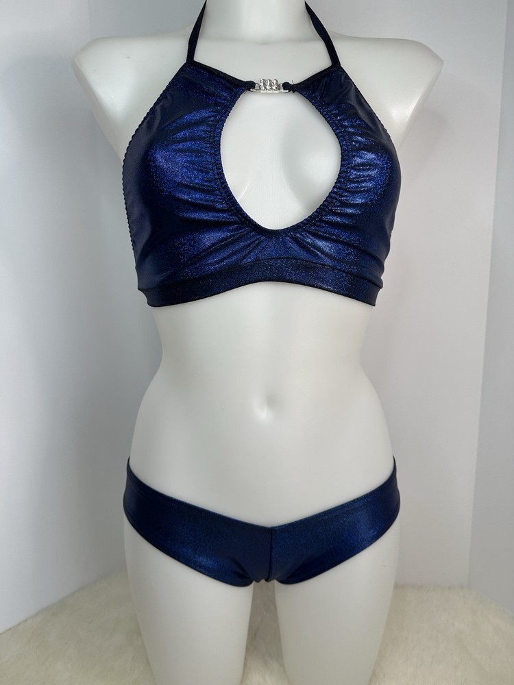 Exotic Dancer Top And Scrunch Butt Booty Short Set