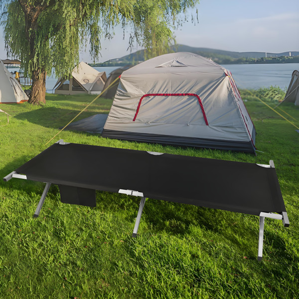 Portable Folding Camping Cot with Carrying Bag Army