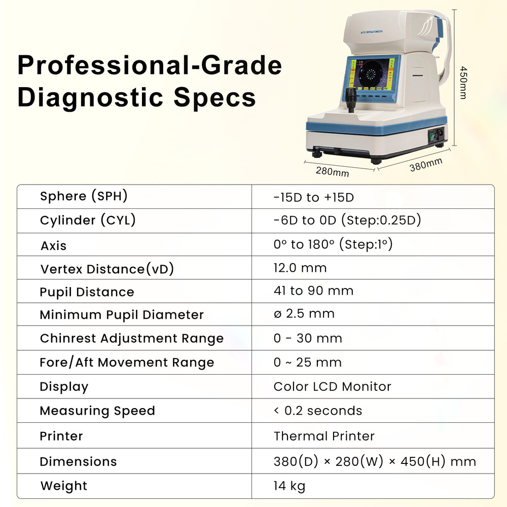 Optical Equipment Auto Refractometer SJR-9900A Auto Refractor Optical Instrument