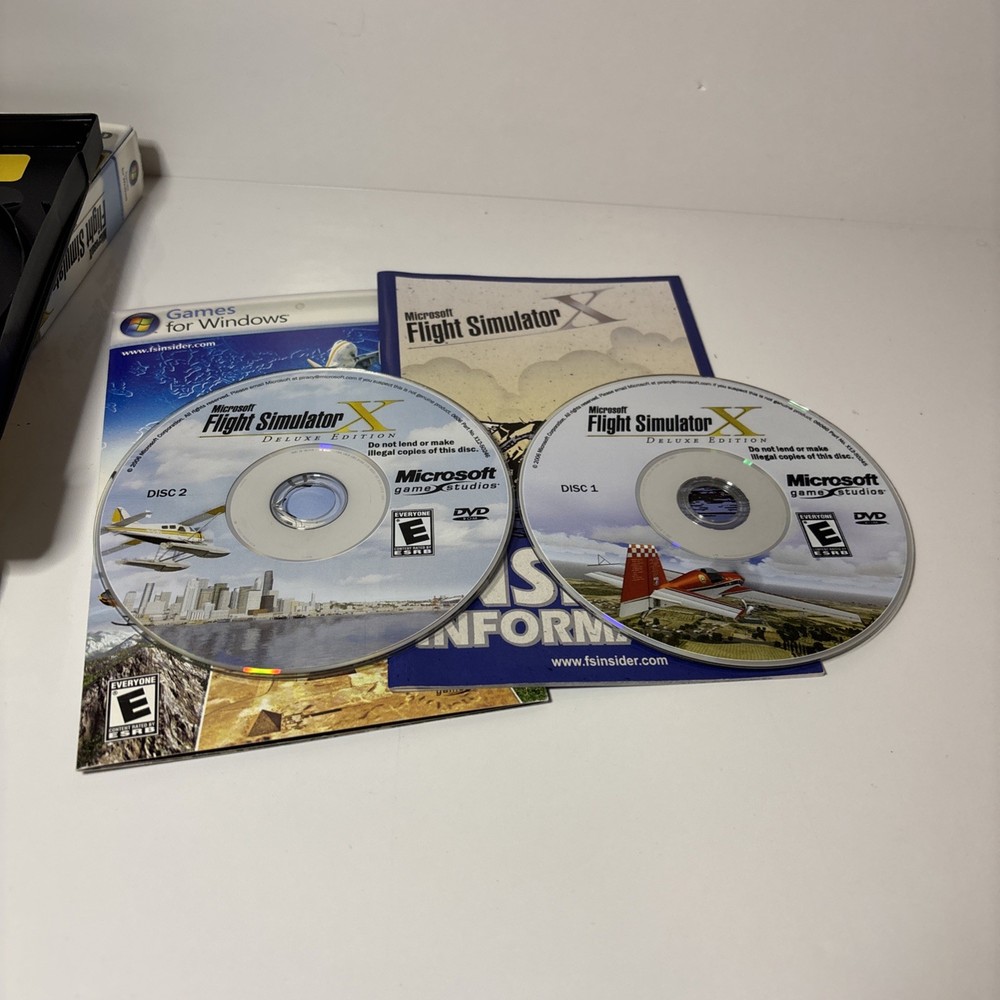Microsoft 2006 Flight Simulator X Deluxe Edition PC Game Windows
