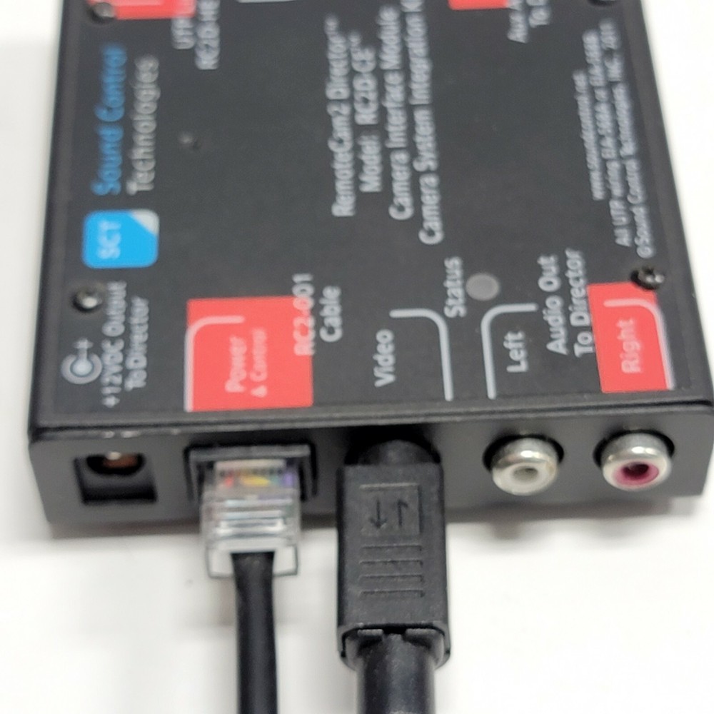 Sound Control Technologies RC2-Director Model RC2D-CE Camera System Integration